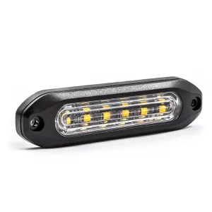 LED R65 warning light amber | 12-24v | 2m cable | SF-6500A